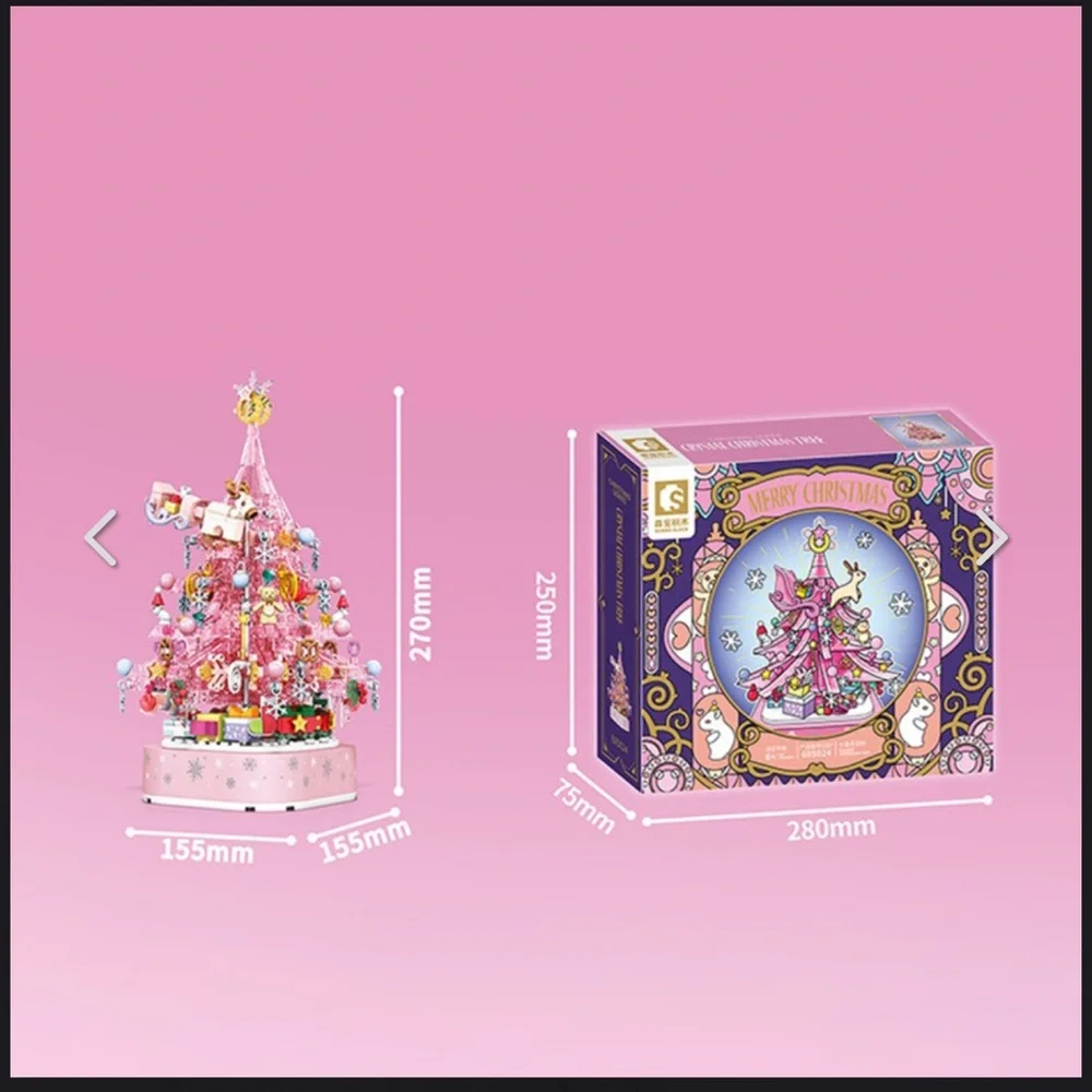 Sembo 605024‎ Crystal Christmas Tree brand new fully sealed & unopened box!